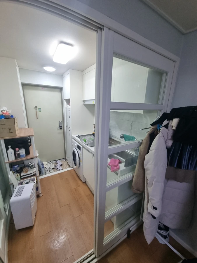 주방 슬라이딩 중문 노후 교체 서울 마포 시공 전